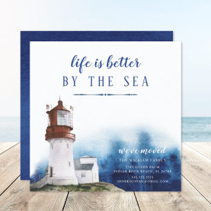 Ankündigung über den Bau eines Leuchtturms an der