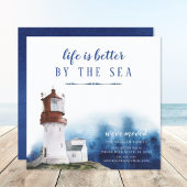 Ankündigung über den Bau eines Leuchtturms an der 