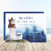 Ankündigung über den Bau eines Leuchtturms an der