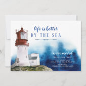 Ankündigung über den Bau eines Leuchtturms an der (Vorderseite)