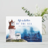 Ankündigung über den Bau eines Leuchtturms an der (Stehend Vorderseite)