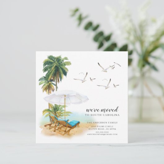 Ankündigung über den Bau eines Palmenbaums (Stehend Vorderseite)