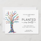 Ankündigung über den Bau neuer Roots-Bäume (Vorderseite)