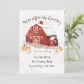 Ankündigung über den Fall Roter Stall (Stehend Vorderseite)