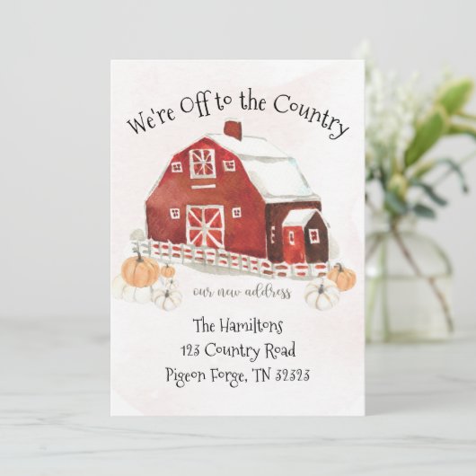 Ankündigung über den Fall Roter Stall (Stehend Vorderseite)