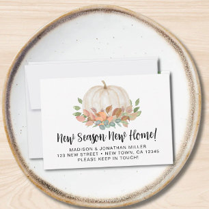 Ankündigung über den Herbstwechsel im Herbst