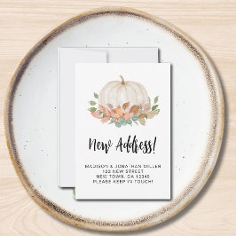 Ankündigung über den Herbstwechsel im Herbst