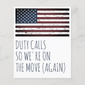 Ankündigung über den militärischen Wechsel des Hau (Vorderseite)