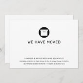 Ankündigung über den Minimalistischen Unternehmens (Vorne/Hinten)