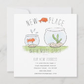 Ankündigung über den niedlichen neuen Platz Goldfi (Vorderseite)