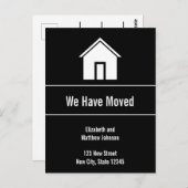 Ankündigung über den Übergang von Custom Black and Postkarte (Vorne/Hinten)