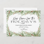 Ankündigung über den Umzug der neuen Zuhause Holid (Vorne/Hinten)