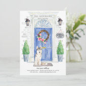 Ankündigung über den Umzug der sibirischen Husky-F (Stehend Vorderseite)