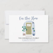 Ankündigung über den Umzug der Wasserfarbtür für n (Vorderseite)