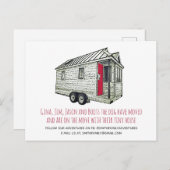 Ankündigung über den Umzug des kleinen Hauses (Vorne/Hinten)