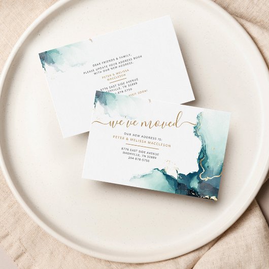 Ankündigung über den Umzug einer neuen Adresse