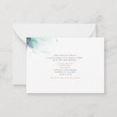 Ankündigung über den Umzug einer neuen Adresse (Rückseite)