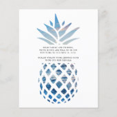 Ankündigung über den Umzug von Ananas (Rückseite)