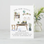 Ankündigung über den Umzug von Büros (Stehend Vorderseite)