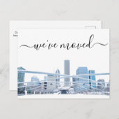 Ankündigung über den Umzug von Chicago Office Post (Vorne/Hinten)