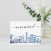 Ankündigung über den Umzug von Chicago Office Post (Stehend Vorderseite)