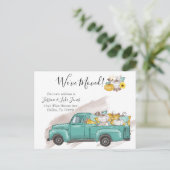 Ankündigung über den Umzug von neuen Adressen Pump (Stehend Vorderseite)