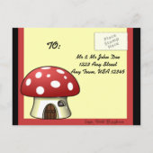 Ankündigung über den Umzug von Pilzen (Rückseite)