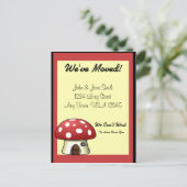 Ankündigung über den Umzug von Pilzen (Stehend Vorderseite)