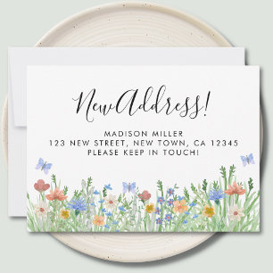 Ankündigung über den Wechsel der Adresse