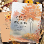 Ankündigung über den Wechsel von Bäumen im Herbst Postkarte<br><div class="desc">Diese charmante Ankündigung zeigt eine Aquarellbäumszene mit den Worten "Unser neuer Neck des Waldes",  geschrieben in einem rustikalen Schriftart. Es ist der perfekte Weg,  um Freunden und Familienmitgliedern lassen,  sich über Ihren Umzug zu informieren und ihnen lassen,  dass sie eingeladen sind,  mit Ihnen zu feiern.</div>
