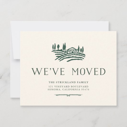 Ankündigung über den Weinanbau (Vorderseite)