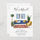 Ankündigung über den Wohnzimmerwechsel Wir haben K (Vorne/Hinten)