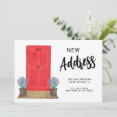 Ankündigung über die Anbringung der Vordertür an e (Stehend Vorderseite)