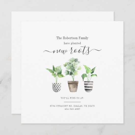 Ankündigung über die Anbringung neuer Adressen in (Vorne/Hinten)