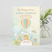 Ankündigung über die Ballonfahrt (Stehend Vorderseite)