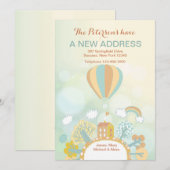 Ankündigung über die Ballonfahrt (Vorne/Hinten)