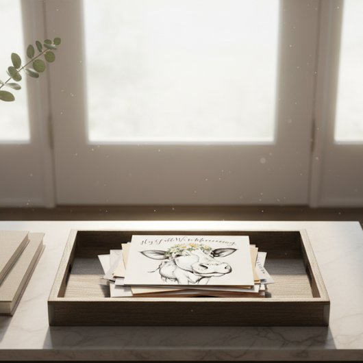 Ankündigung über die Beförderung von niedlichen ha Postkarte