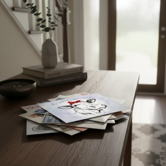 Ankündigung über die Bewegung der niedlichen handg Postkarte