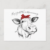 Ankündigung über die Bewegung der niedlichen handg Postkarte (Vorderseite)