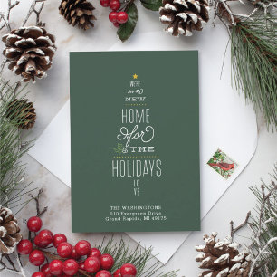 Ankündigung über die Bewegung der Weihnachtskarte