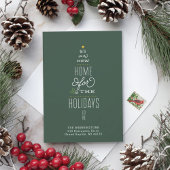 Ankündigung über die Bewegung der Weihnachtskarte 