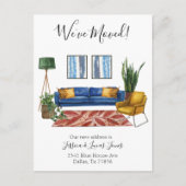 Ankündigung über die Bewegung des Wohnzimmers Wir (Vorderseite)