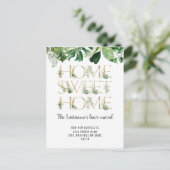 Ankündigung über die Bewegung von Grünpflanzen Postkarte (Stehend Vorderseite)