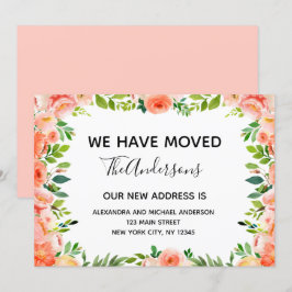 Ankündigung über die Bewegung von Peach Coral Flor