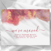 Ankündigung über die Farbtöne Rosa und Gold