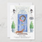 Ankündigung über die Frontklappe der Tan-Dackel (Vorderseite)