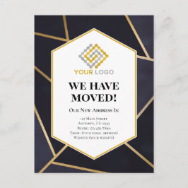 Ankündigung über die geometrische Bewegung der neu Postkarte