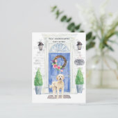 Ankündigung über die Goldene Doodle-Bewegung Postkarte (Stehend Vorderseite)