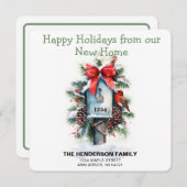 Ankündigung über die neue Zuhause Holiday Moving (Vorne/Hinten)