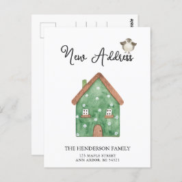 Ankündigung über die Niedliche Zuhause-Umschaltung Postkarte